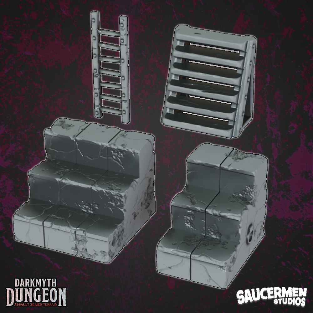 DarkMyth Dungeon - Stairs & Ladders